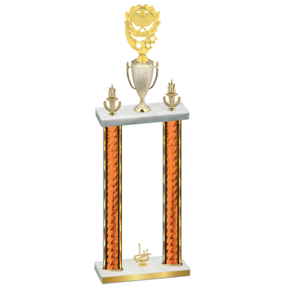 Double Orange Glacier First Place Pickleball Trophy