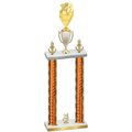 Double Orange Glacier Year Pickleball Trophy