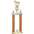 Double Orange Glacier Year Horses Trophy