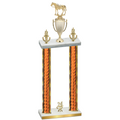 Double Orange Glacier Year Horses Trophy