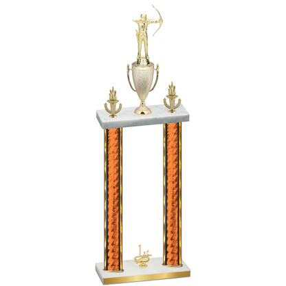 Double Orange Glacier First Place Archery Trophy