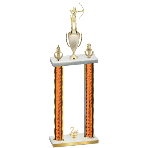 Double Orange Glacier Second Place Archery Trophy