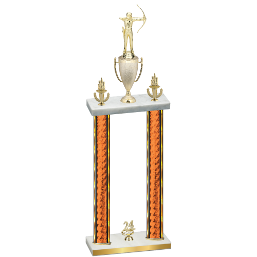 Double Orange Glacier Year Archery Trophy