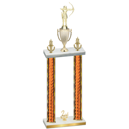 Double Orange Glacier Second Place Archery Trophy