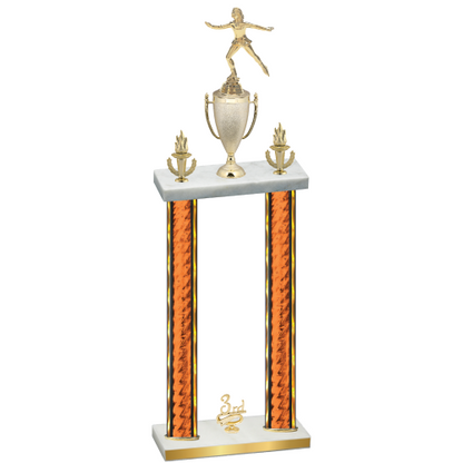 Double Orange Glacier Third Place Skater Trophy