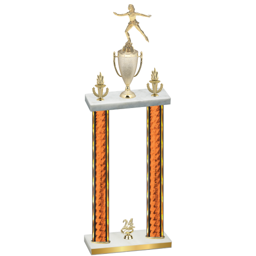 Double Orange Glacier Year Skater Trophy