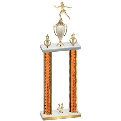 Double Orange Glacier Year Skater Trophy