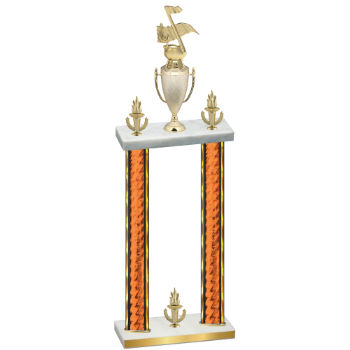 Double Orange Glacier Victory Music Trophy