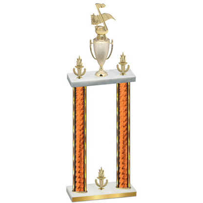 Double Orange Glacier Victory Music Trophy