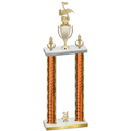 Double Orange Glacier Year Music Trophy