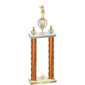 Double Orange Glacier First Place Golf Trophy