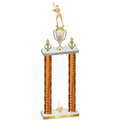 Double Orange Glacier First Place Softball Trophy
