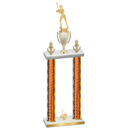 Double Orange Glacier First Place Softball Trophy