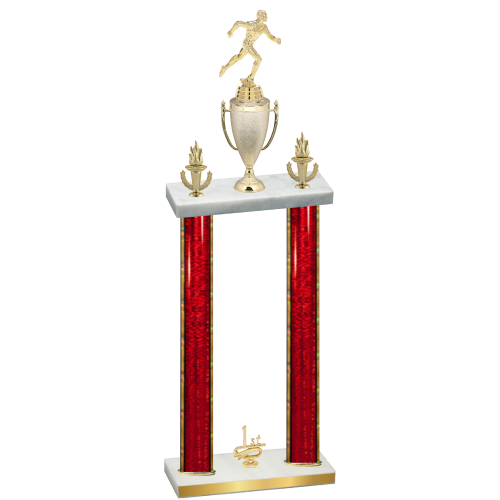 Double Red Glacier First Place Running Trophy