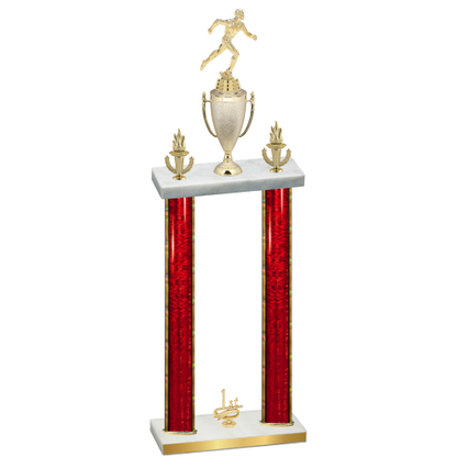 Double Red Glacier First Place Running Trophy