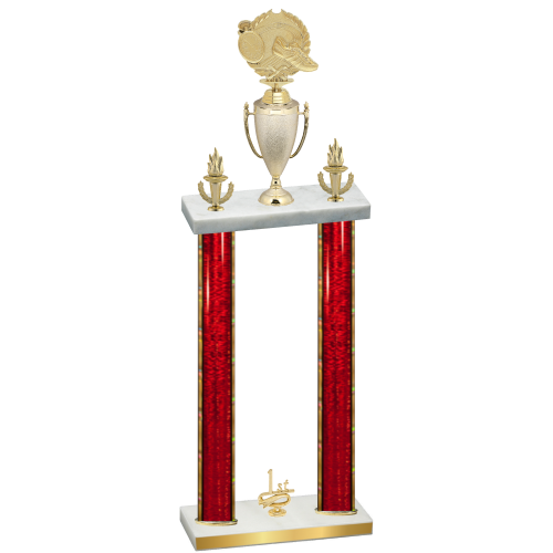 Double Red Glacier First Place Running Trophy