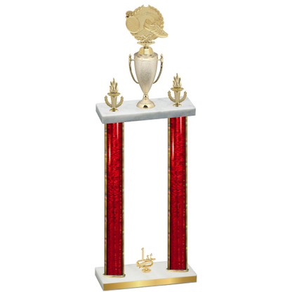 Double Red Glacier First Place Running Trophy