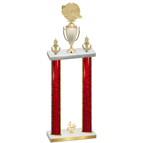 Double Red Glacier Fourth Place Running Trophy