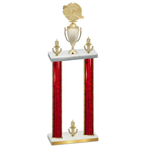 Double Red Glacier Victory Running Trophy