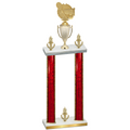 Double Red Glacier Victory Tennis Trophy