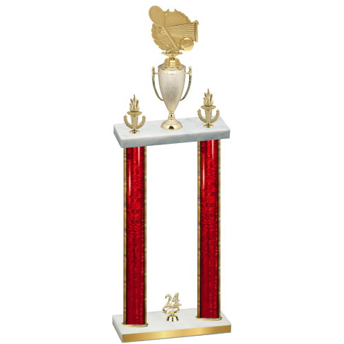 Double Red Glacier Year Tennis Trophy