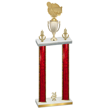 Double Red Glacier Year Tennis Trophy