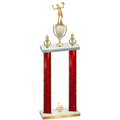 Double Red Glacier First Place Volleyball Trophy