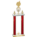 Double Red Glacier First Place Volleyball Trophy