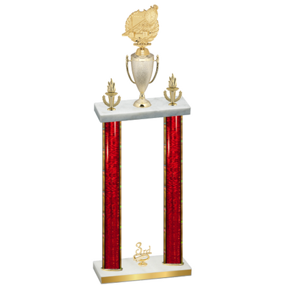 Double Red Glacier Third Place Swimming Trophy
