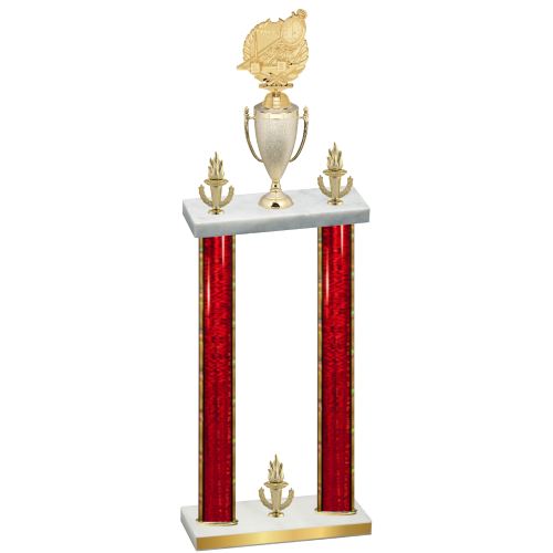 Double Red Glacier Victory Swimming Trophy