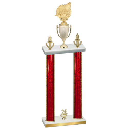 Double Red Glacier Year Swimming Trophy