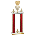 Double Red Glacier Victory Cheerleading Trophy