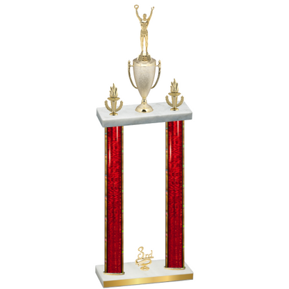 Double Red Glacier Third Place Victory Trophy