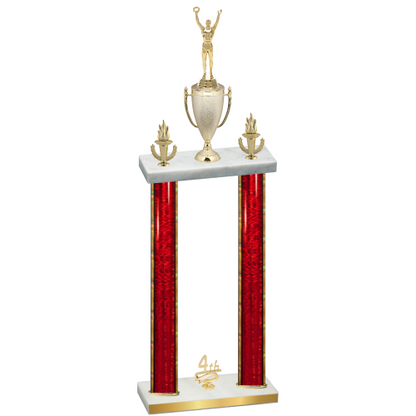 Double Red Glacier Fourth Place Victory Trophy