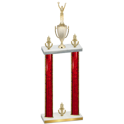 Double Red Glacier Victory Victory Trophy