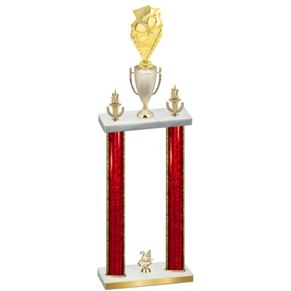 Double Red Glacier Year Pickleball Trophy