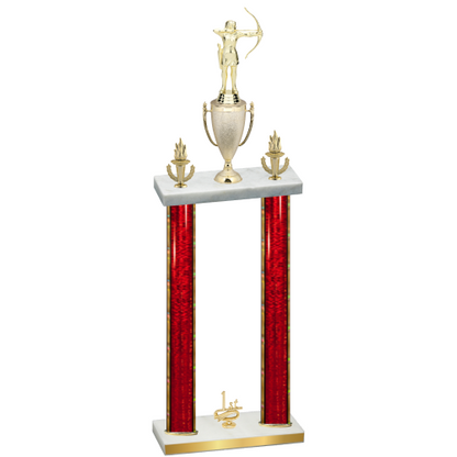 Double Red Glacier First Place Archery Trophy