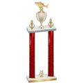 Double Red Glacier Year Fishing Trophy