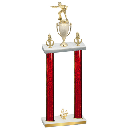 Double Red Glacier Fourth Place Shooter Trophy