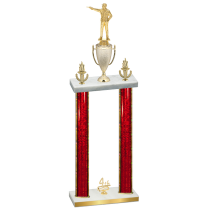 Double Red Glacier Fourth Place Shooter Trophy