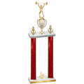 Double Red Glacier Fourth Place Weights Trophy