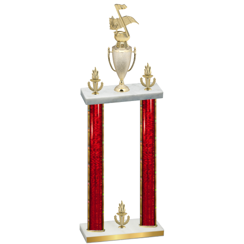 Double Red Glacier Victory Music Trophy