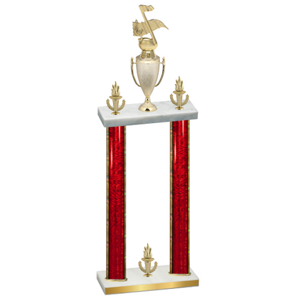 Double Red Glacier Victory Music Trophy