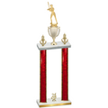 Double Red Glacier Year Softball Trophy