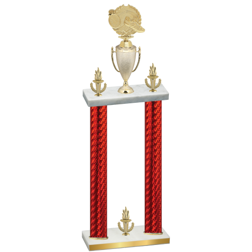 Double Red Carbon Fiber Victory Running Trophy