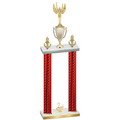 Double Red Carbon Fiber Second Place Victory Trophy