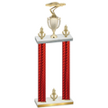 Double Red Carbon Fiber Victory Cars Trophy