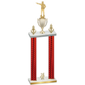 Double Red Carbon Fiber Year Shooter Trophy