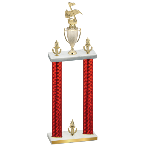Double Red Carbon Fiber Victory Music Trophy