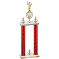 Double Red Carbon Fiber Victory Academics Trophy